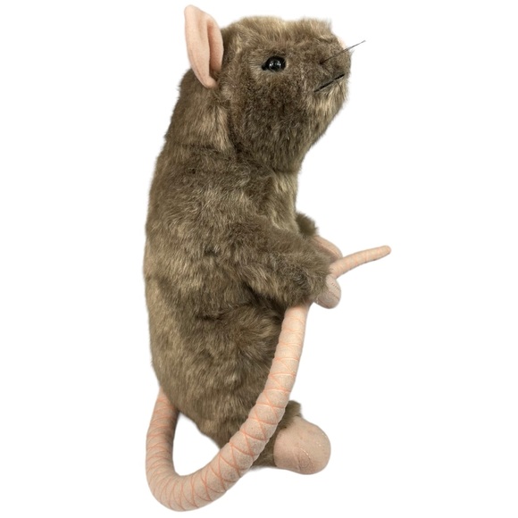 Wizarding World of Harry Potter Scabbers Large Plush Rat Velcro Hands 12” Noble - Picture 9 of 15